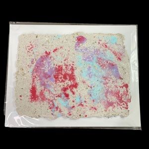 pressed paper wall art